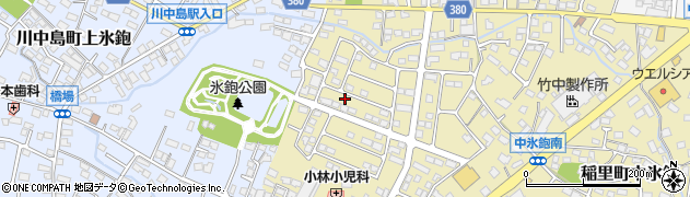 長野県長野市稲里町中氷鉋2140周辺の地図