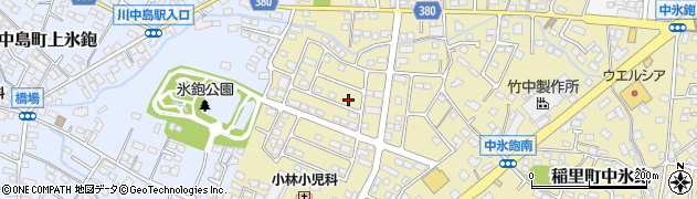 長野県長野市稲里町中氷鉋2132周辺の地図