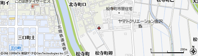 石川県金沢市松寺町卯61周辺の地図