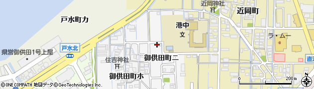 石川県金沢市御供田町ニ87周辺の地図