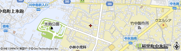 長野県長野市稲里町中氷鉋2129周辺の地図