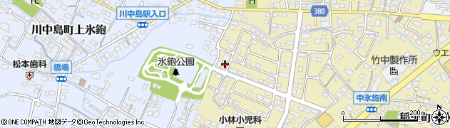 長野県長野市稲里町中氷鉋2157周辺の地図