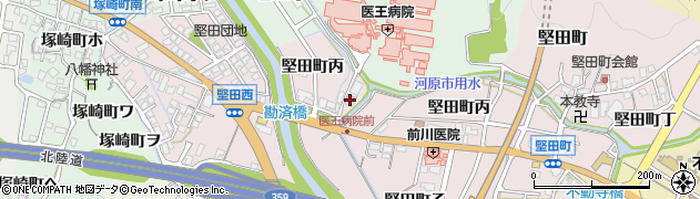 石川県金沢市堅田町（ヘ）周辺の地図