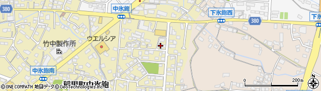 長野県長野市稲里町中氷鉋1063周辺の地図