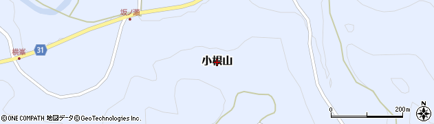 長野県小川村（上水内郡）小根山周辺の地図