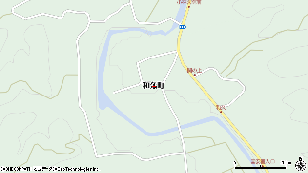 〒313-0214 茨城県常陸太田市和久町の地図