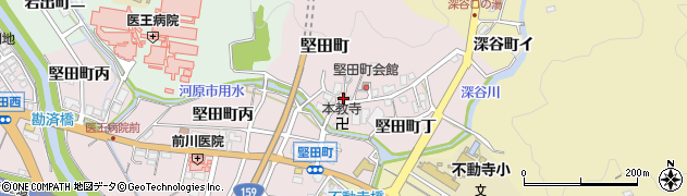 石川県金沢市堅田町（ト）周辺の地図