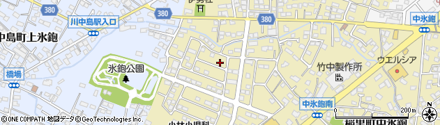 長野県長野市稲里町中氷鉋2106周辺の地図
