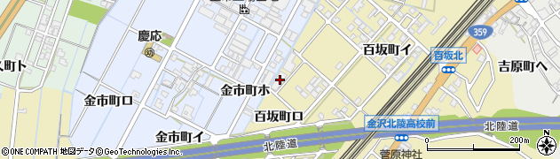 石川県金沢市百坂町ロ13周辺の地図