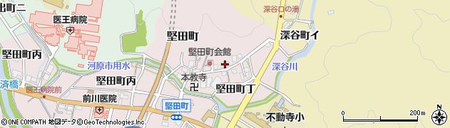 石川県金沢市堅田町（チ）周辺の地図