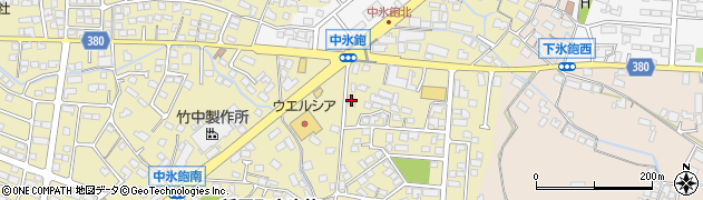 長野県長野市稲里町中氷鉋1157周辺の地図