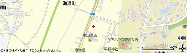 栃木県宇都宮市海道町182周辺の地図