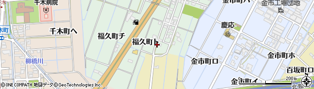 石川県金沢市福久町（ト）周辺の地図