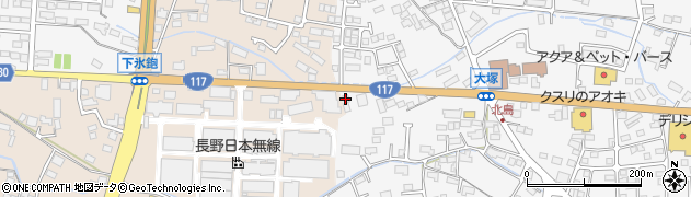 日西商事長野周辺の地図