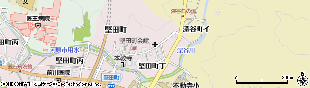 石川県金沢市堅田町（丁）周辺の地図