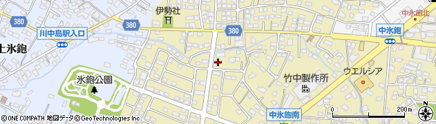 長野県長野市稲里町中氷鉋2021周辺の地図