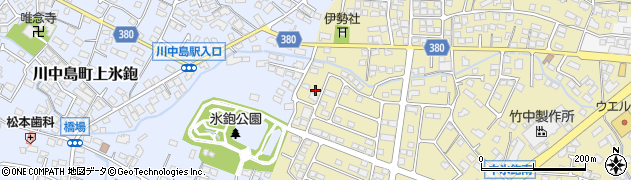 長野県長野市稲里町中氷鉋2088周辺の地図