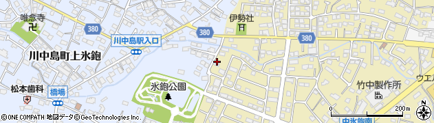 長野県長野市稲里町中氷鉋2094周辺の地図