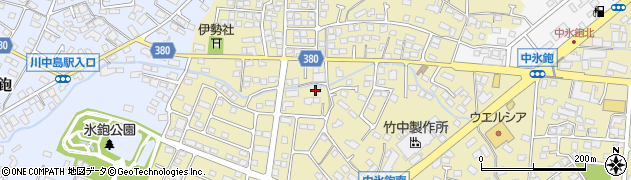 長野県長野市稲里町中氷鉋2011周辺の地図