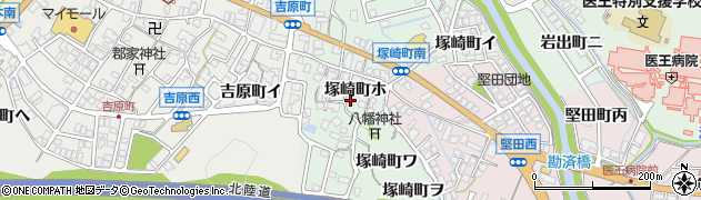 石川県金沢市塚崎町ホ168周辺の地図