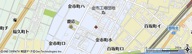 石川県金沢市金市町（ニ）周辺の地図