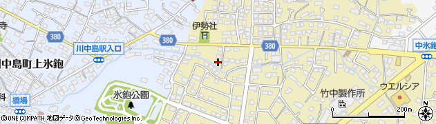 長野県長野市稲里町中氷鉋815周辺の地図