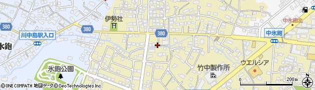 長野県長野市稲里町中氷鉋822周辺の地図