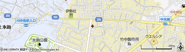 長野県長野市稲里町中氷鉋2002周辺の地図