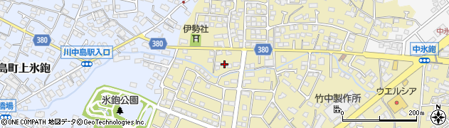 長野県長野市稲里町中氷鉋2009周辺の地図