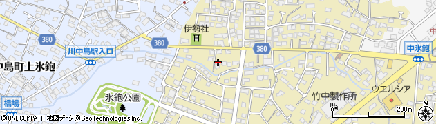 長野県長野市稲里町中氷鉋816周辺の地図