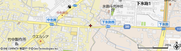 長野県長野市稲里町中氷鉋1087周辺の地図