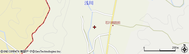 浅川周辺の地図
