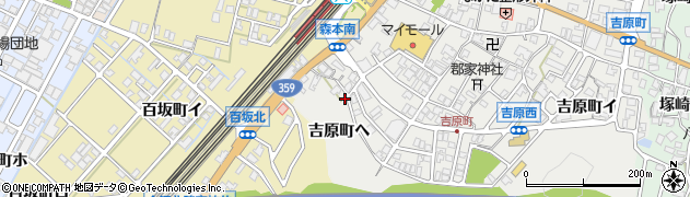 石川県金沢市吉原町ヘ121周辺の地図