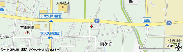 富山県富山市下大久保新町周辺の地図