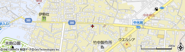 長野県長野市稲里町中氷鉋664周辺の地図