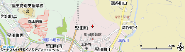 石川県金沢市堅田町周辺の地図
