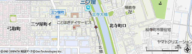 石川県金沢市三ツ屋町（ハ）周辺の地図
