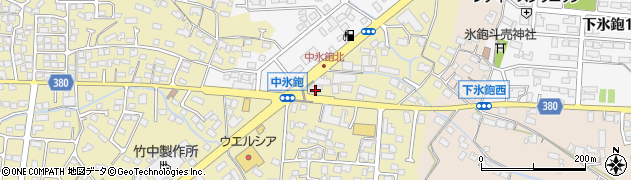 長野県長野市稲里町中氷鉋1116周辺の地図