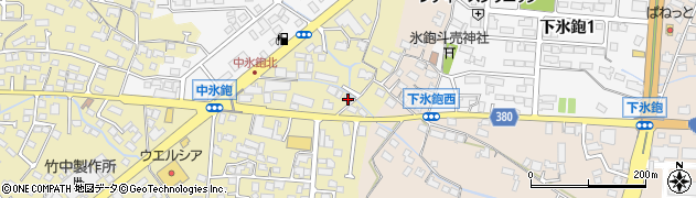 長野県長野市稲里町中氷鉋1091周辺の地図