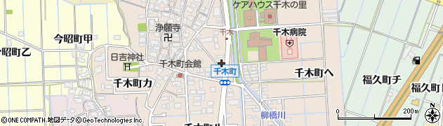 金沢東警察署千木町交番周辺の地図
