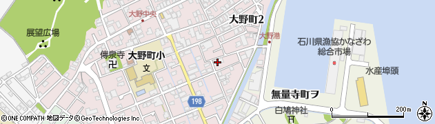 石川県金沢市大野町４丁目カ7周辺の地図