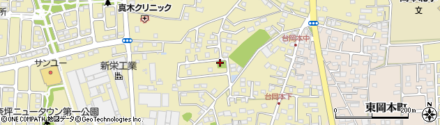 中岡本オアシックタウン公園周辺の地図