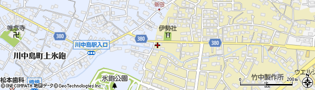 長野県長野市稲里町中氷鉋812周辺の地図