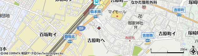 石川県金沢市吉原町ヘ207周辺の地図
