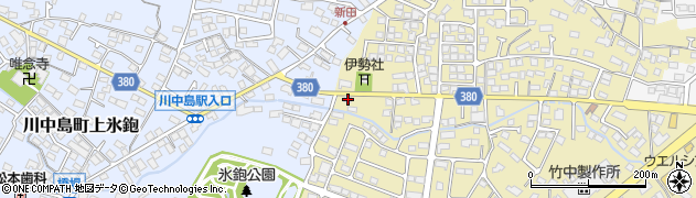 長野県長野市稲里町中氷鉋813周辺の地図