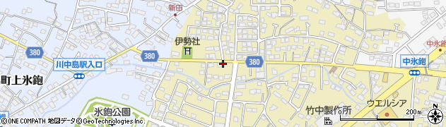 長野県長野市稲里町中氷鉋828周辺の地図