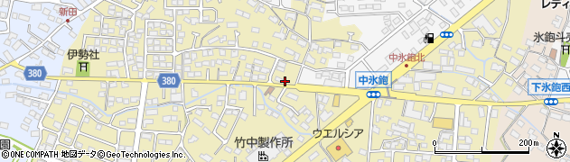 長野県長野市稲里町中氷鉋945周辺の地図