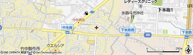 長野県長野市稲里町中氷鉋1093周辺の地図