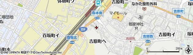 石川県金沢市吉原町ヘ118周辺の地図