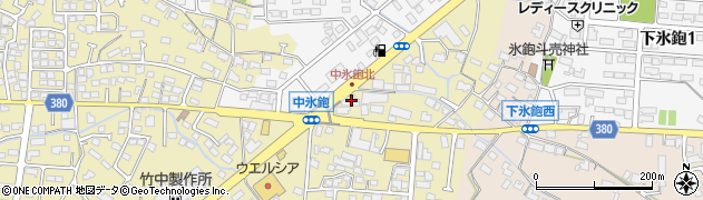 長野県長野市稲里町中氷鉋1097周辺の地図
